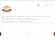 Tablet Screenshot of ozarkoutdoorservices.com